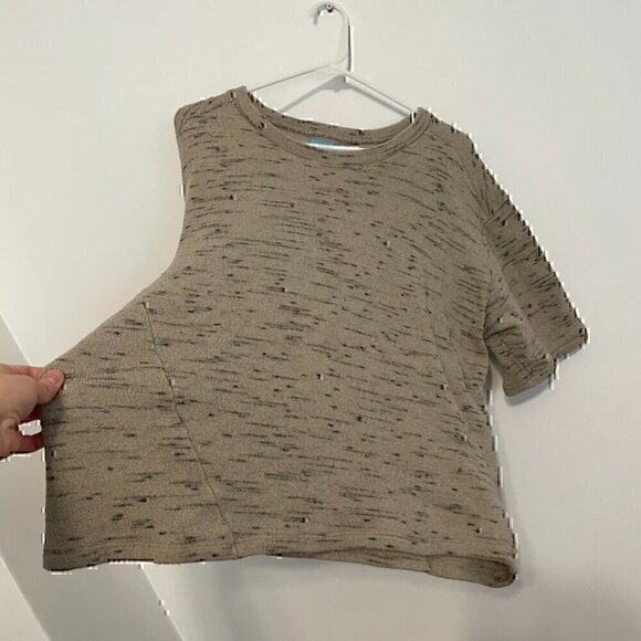 THADDEUS BONOBOS Mens Terry Beach Tee Tan ? Space Dye Short Sleeve Sweatshirt M - Picture 8 of 14